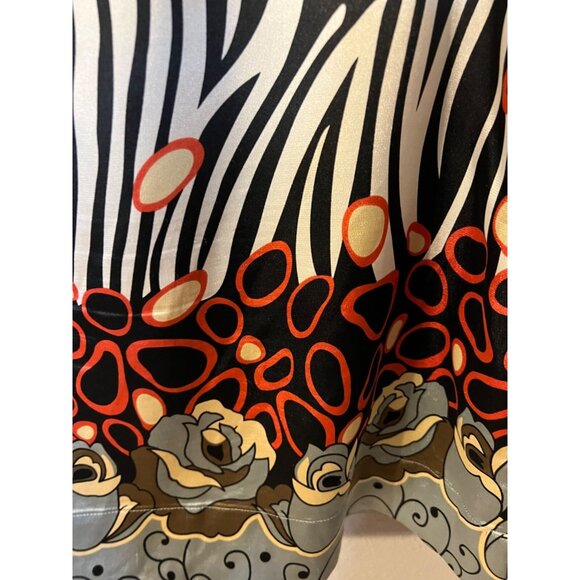 BCBGMAXAZRIA Shift Tunic Dress S Small Silky Stretch Washable Long Sleeve - Picture 9 of 9